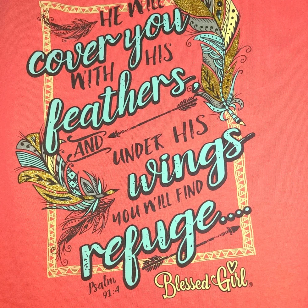 Blessed Girl Scripture Tee - Picture 1 of 5
